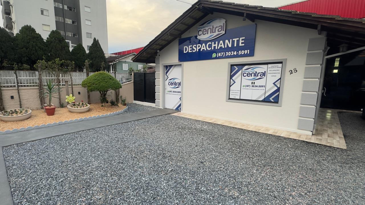 Fachada do Despachante Central na R. Pomerode, 28 - Iririú, Joinville